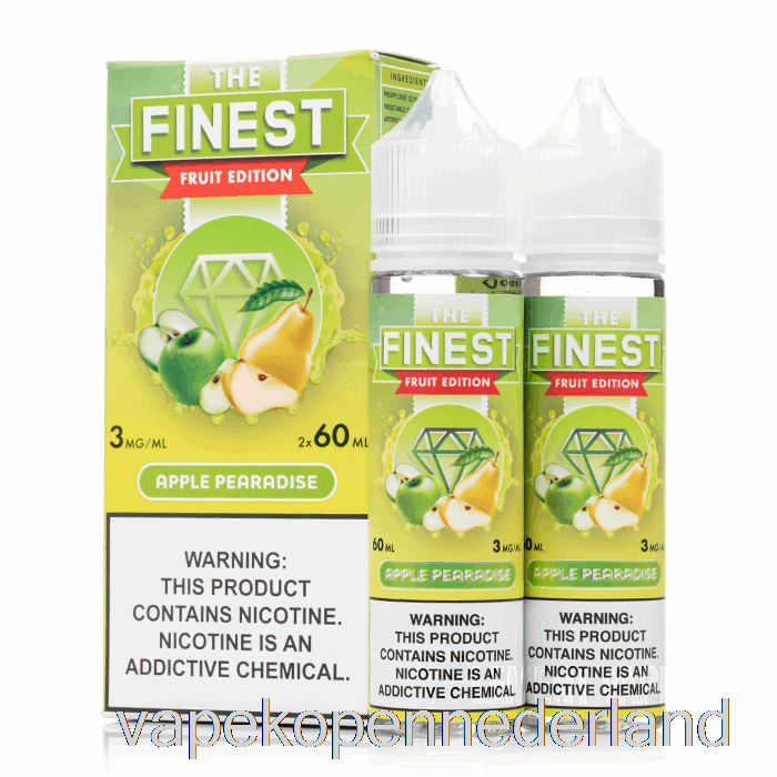 Elektronische Sigaret Vape Appel Peer - De Beste Fruiteditie - 120 Ml 3 Mg